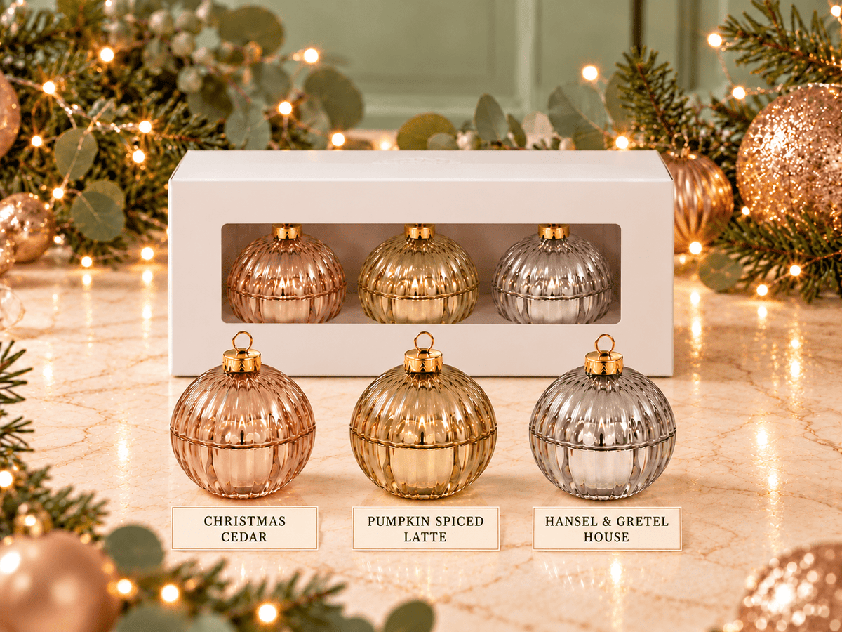 Baby Bauble Candle Trio Set - Sara Leigh Au
