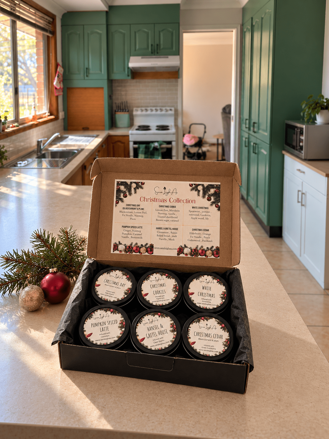 Christmas Candle sample gift pack - Sara Leigh Au