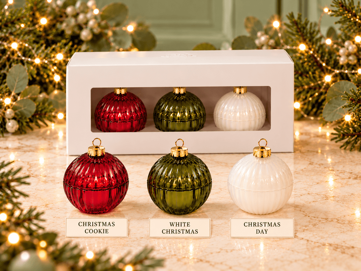 Baby Bauble Candle Trio Set - Sara Leigh Au