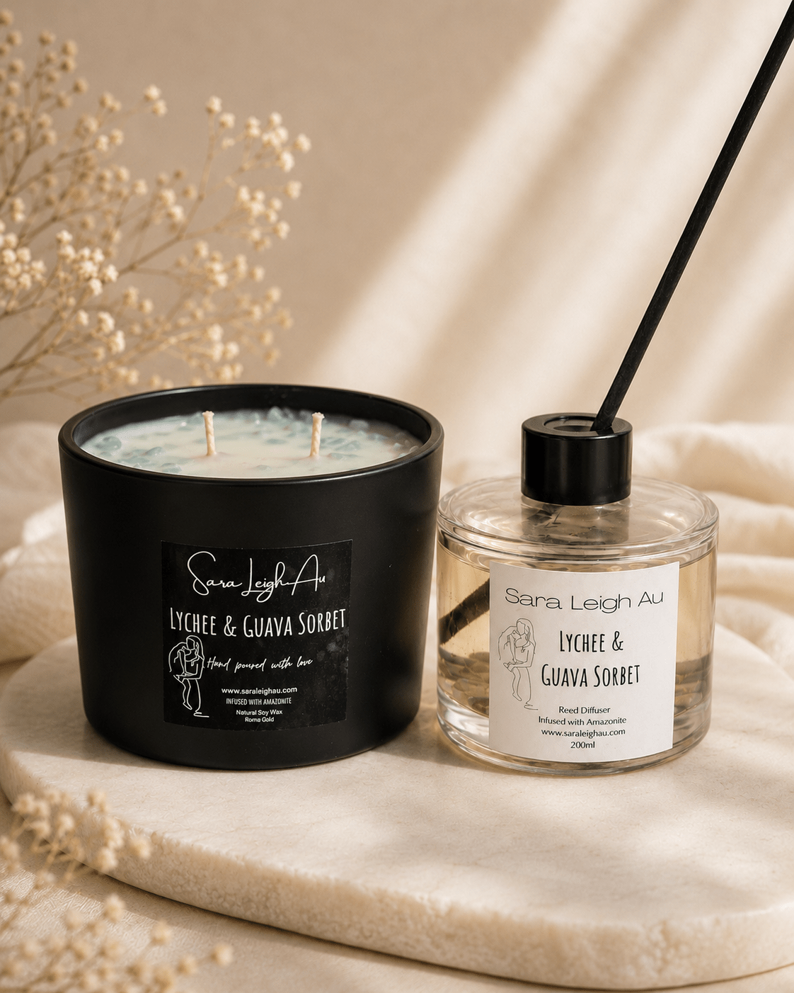 Candle & Reed Diffuser Bundle - Sara Leigh Au