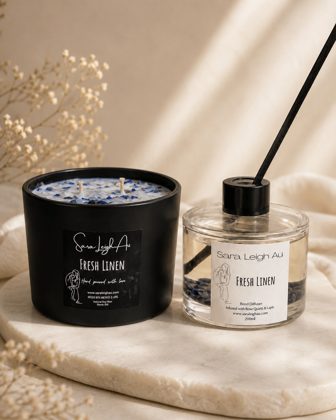 Candle & Reed Diffuser Bundle - Sara Leigh Au