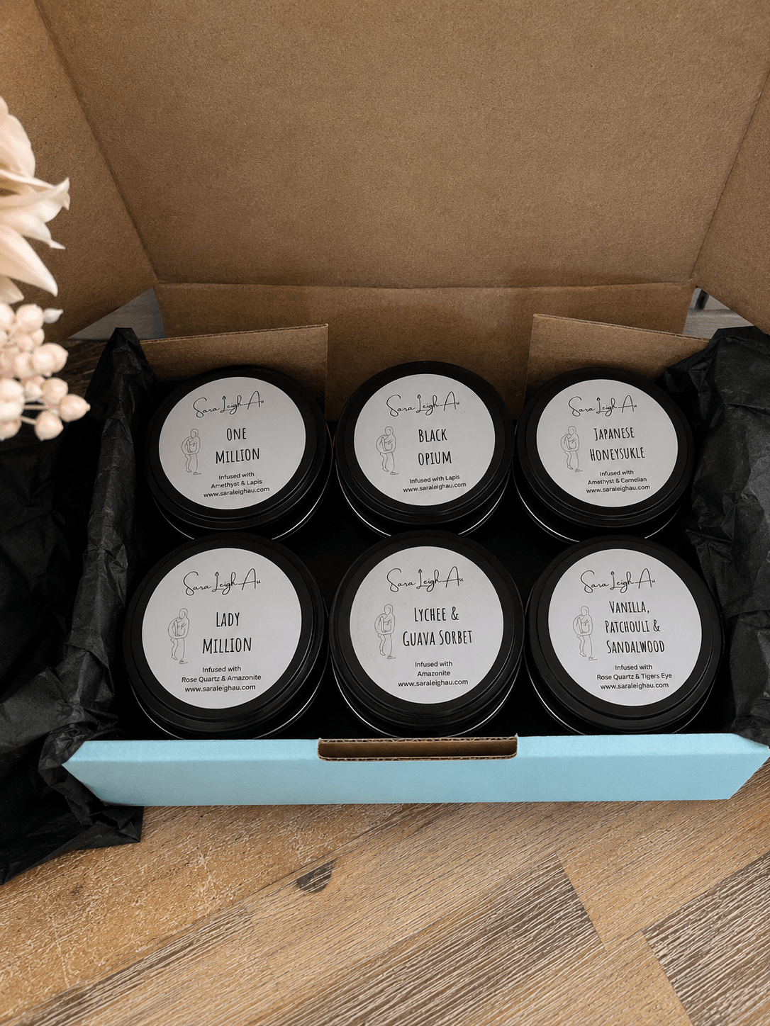 NEW -Best Sellers |Candle sample pack | 80+hrs - Sara Leigh Au