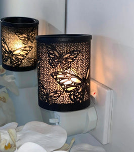 Mini Black Electric Melt Burner Butterfly