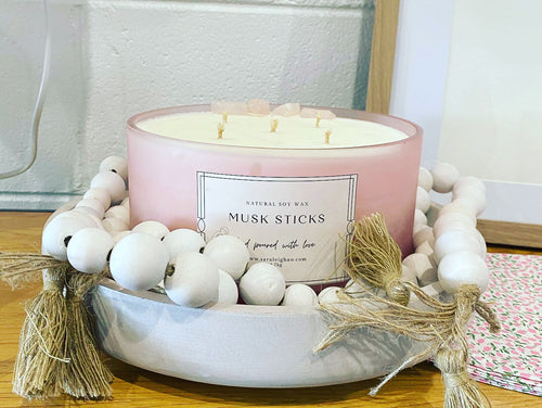 Leigh Lux Bowl - Pink